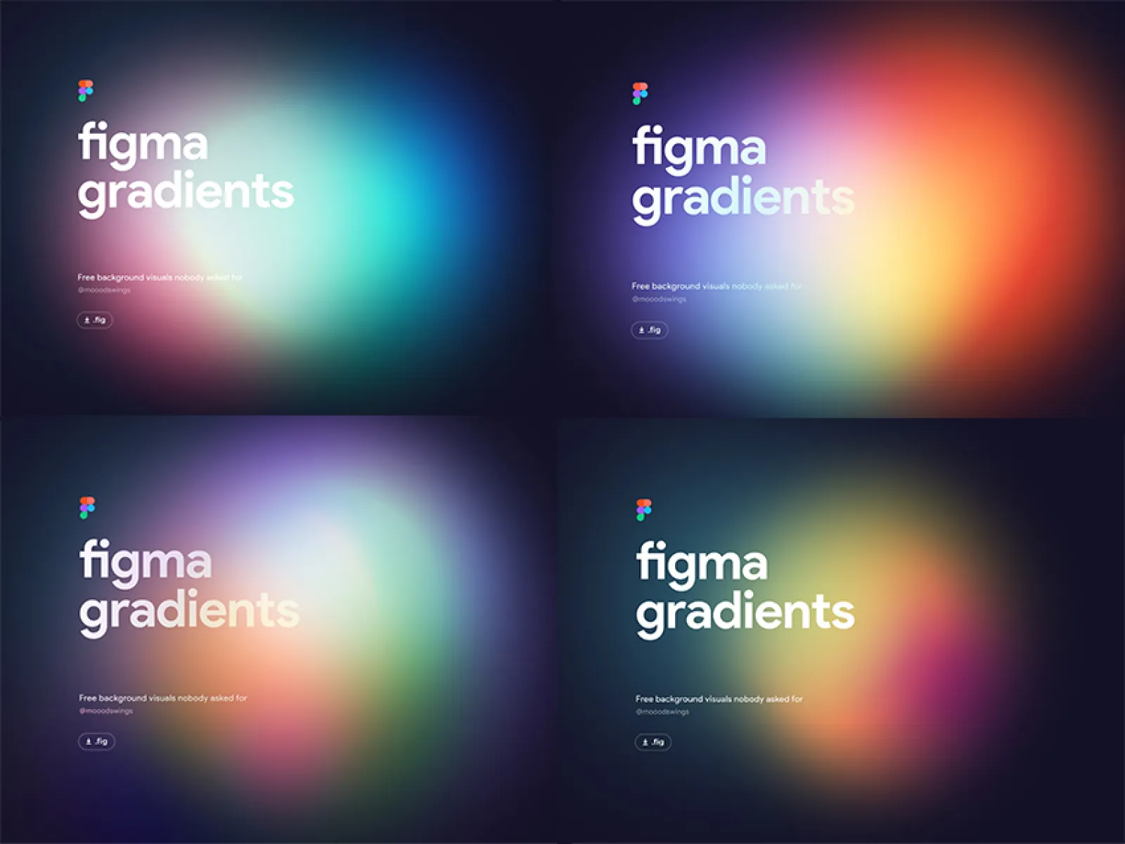 Free Gradient Backgrounds for Figma and Adobe XD No 1