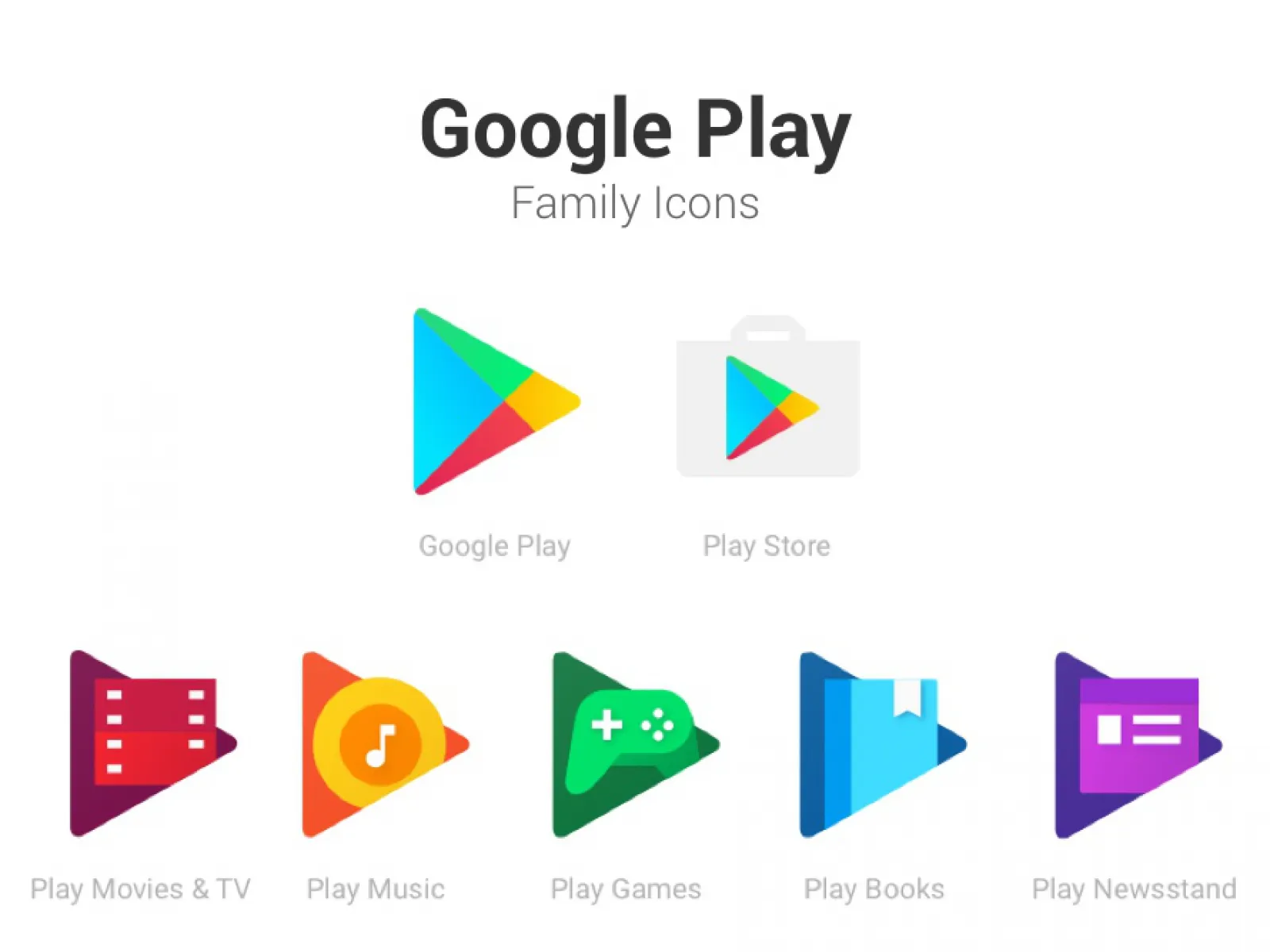 Google Play Family Icons for Figma and Adobe XD No 1