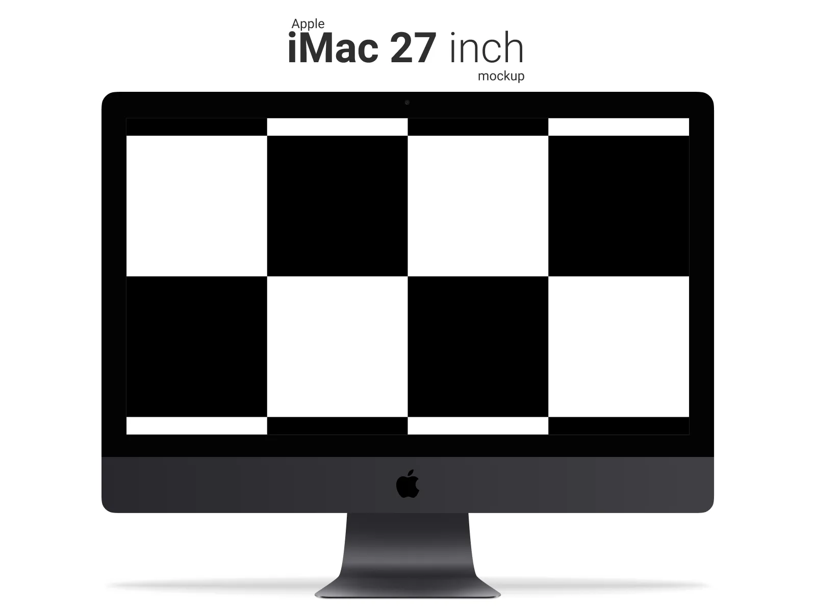 iMac 27ï¿½ Mockup for Figma and Adobe XD No 2