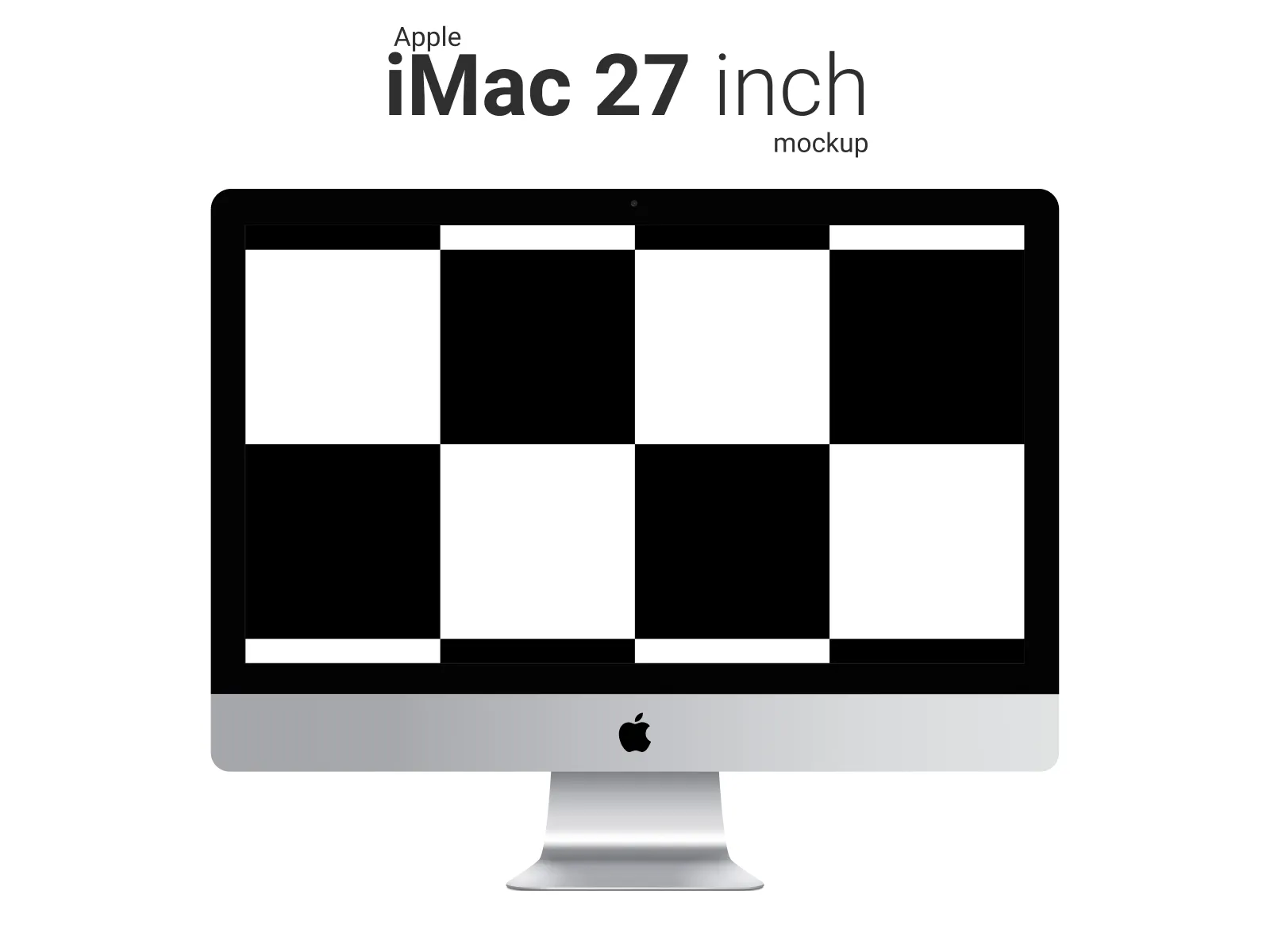 iMac 27ï¿½ Mockup for Figma and Adobe XD No 4
