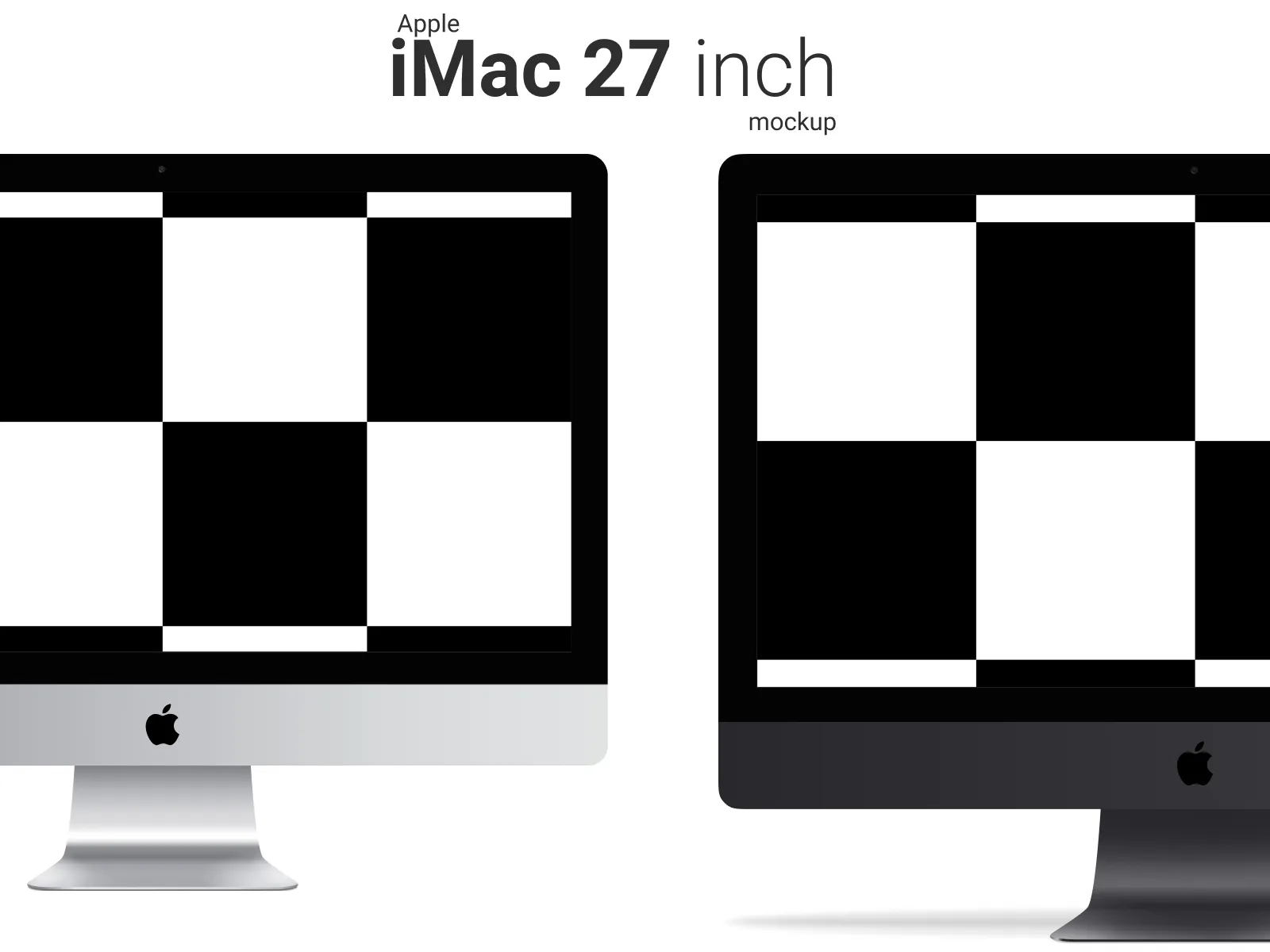 iMac 27ï¿½ Mockup for Figma and Adobe XD No 4