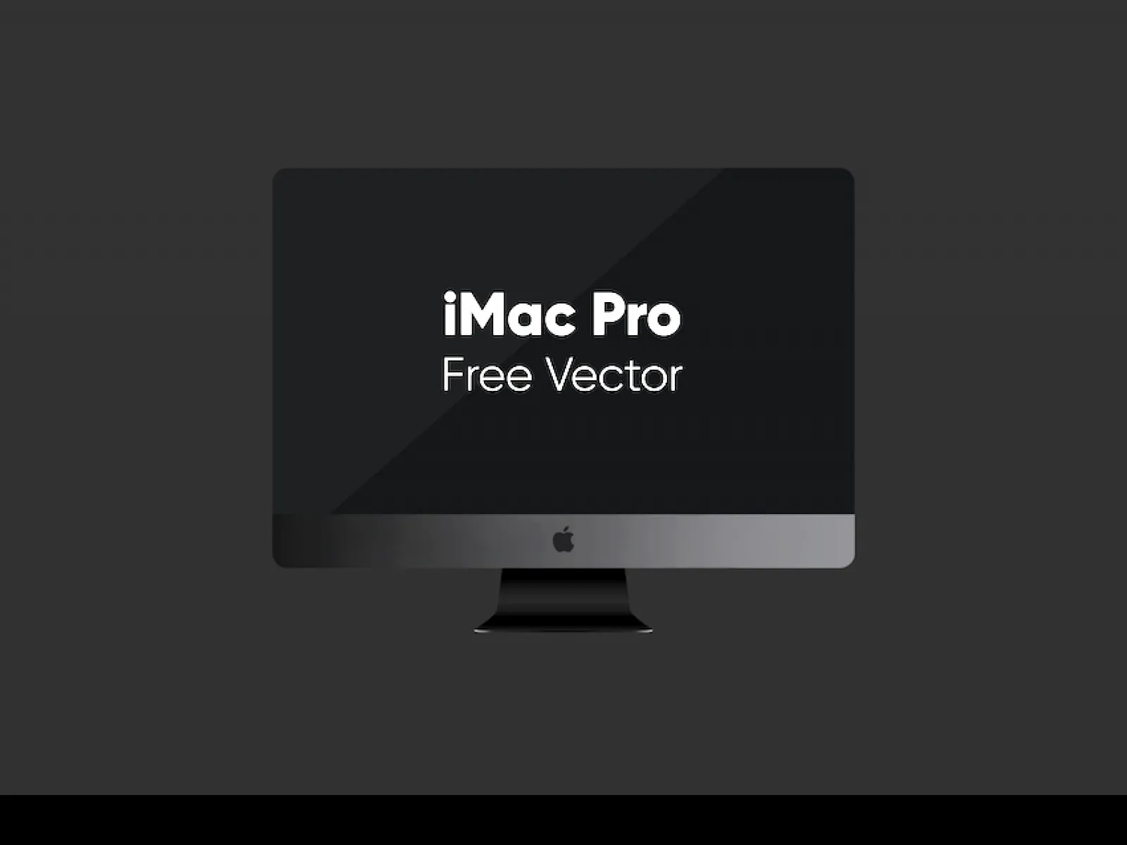 iMac Pro Vector Freebie for Figma and Adobe XD