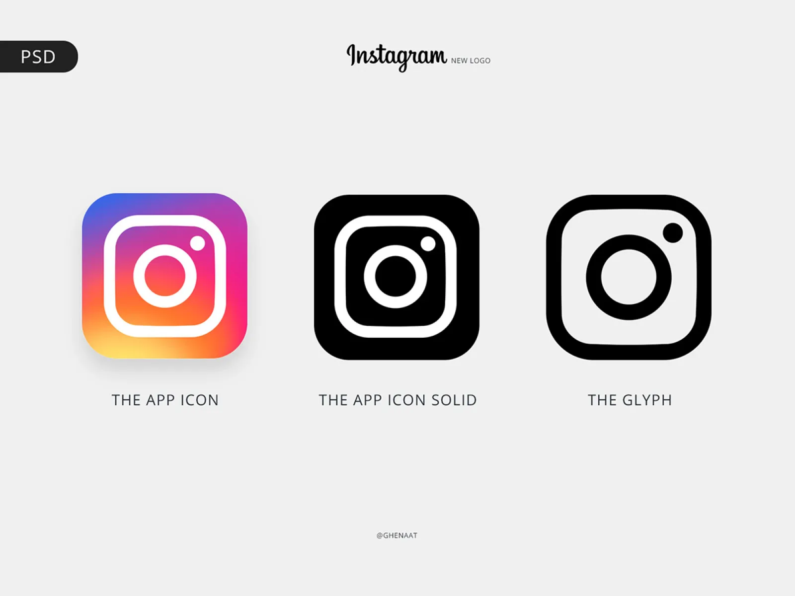 Instagram Logo and Colors for Figma and Adobe XD