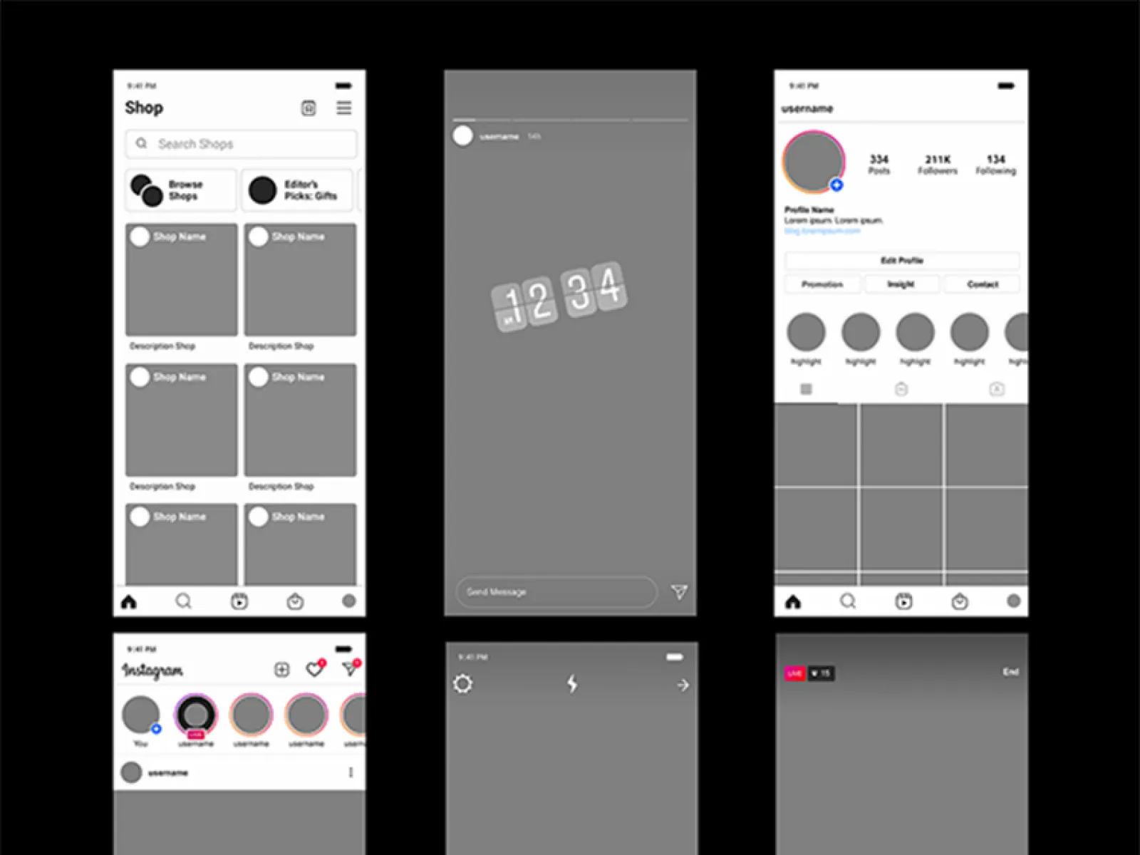 Instagram Template 2021 for Figma and Adobe XD No 1