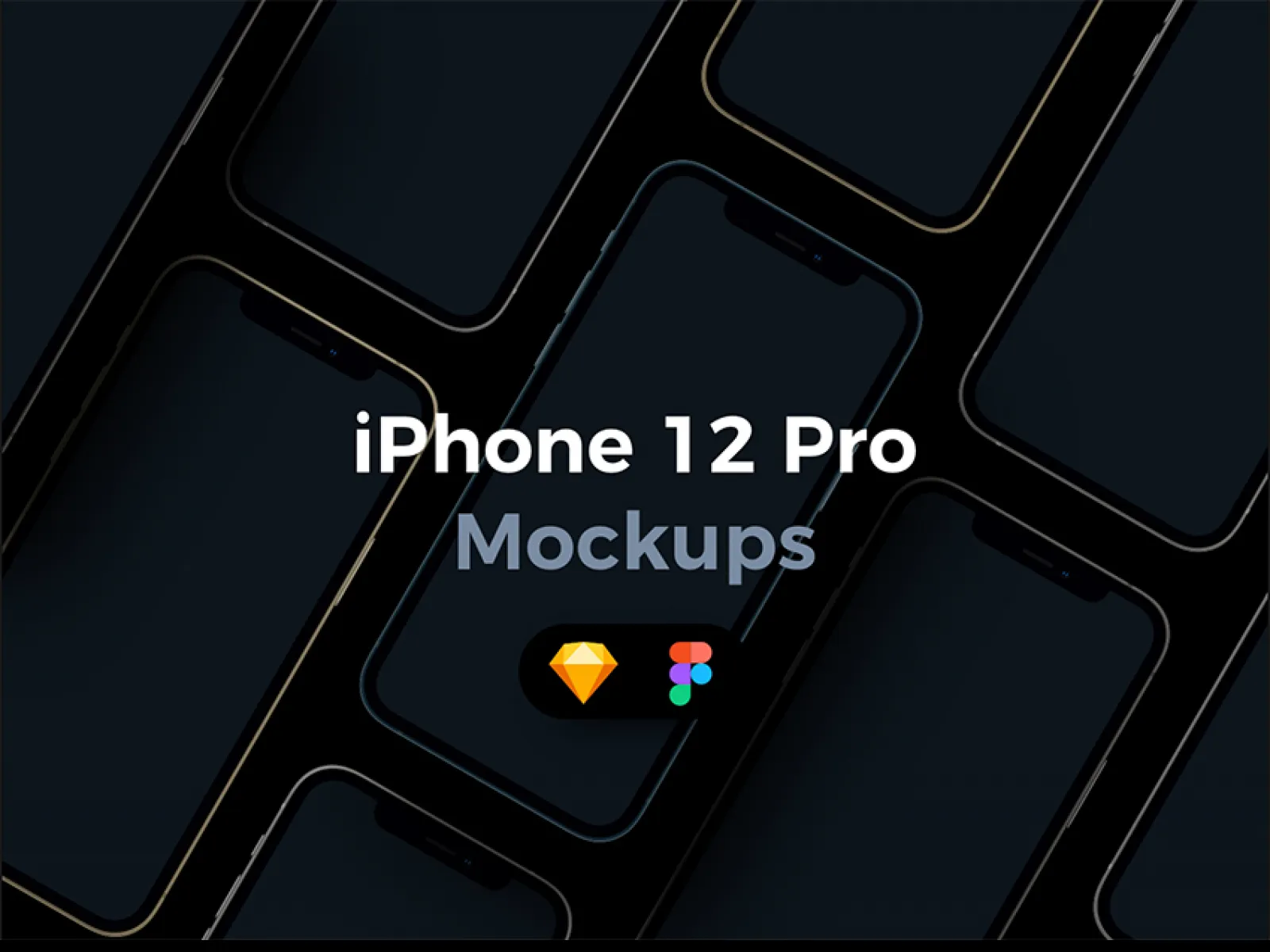 iPhone 12 Pro Mockup for Figma and Adobe XD