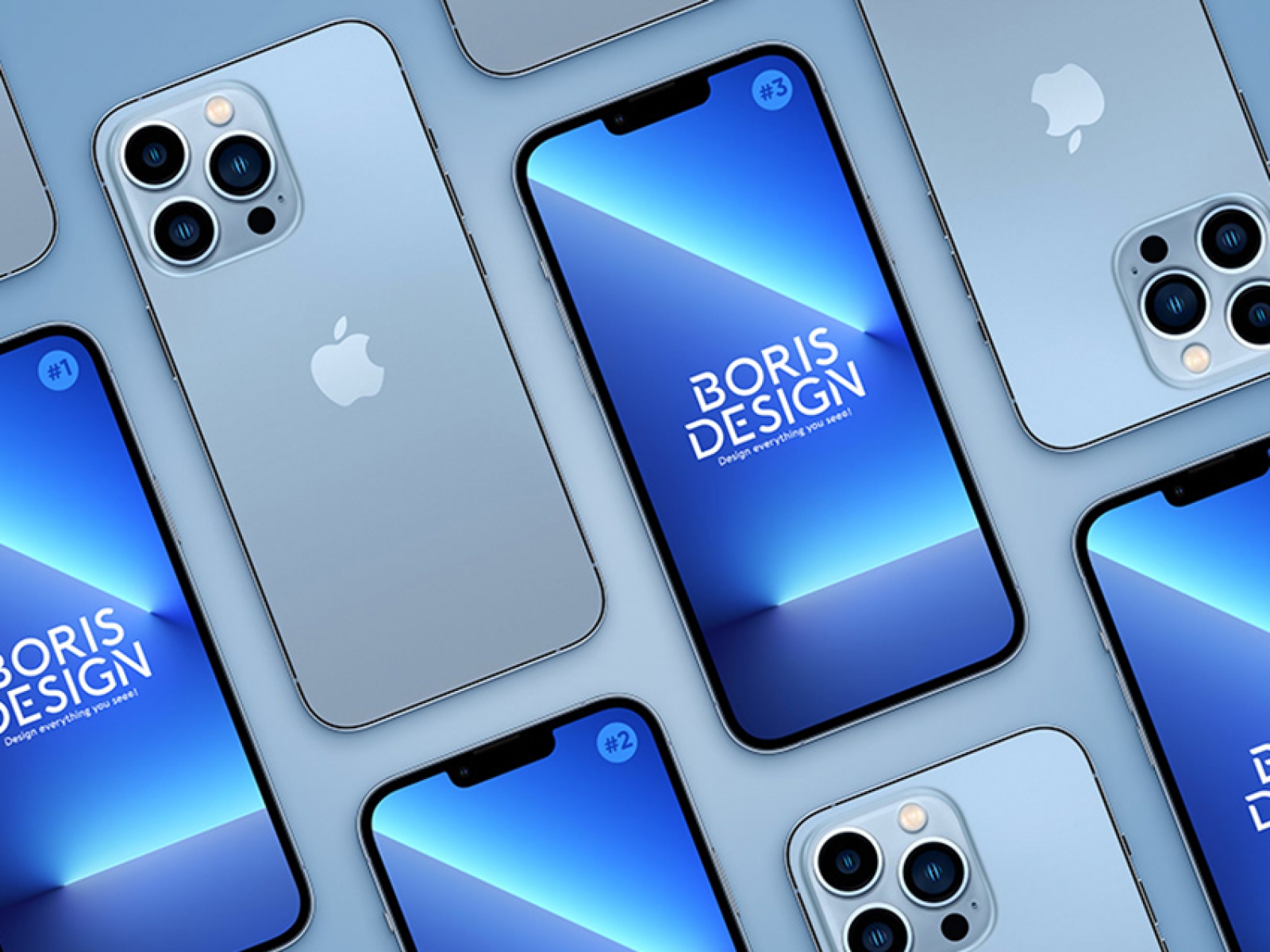 iPhone 13 Pro Max Mockup for Figma and Adobe XD