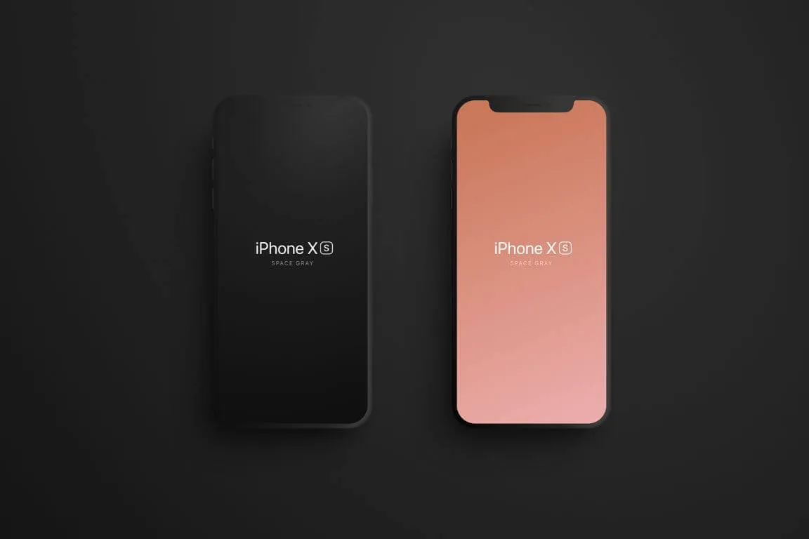 iPhone 8, X and XS Matte Mockup for Figma and Adobe XD