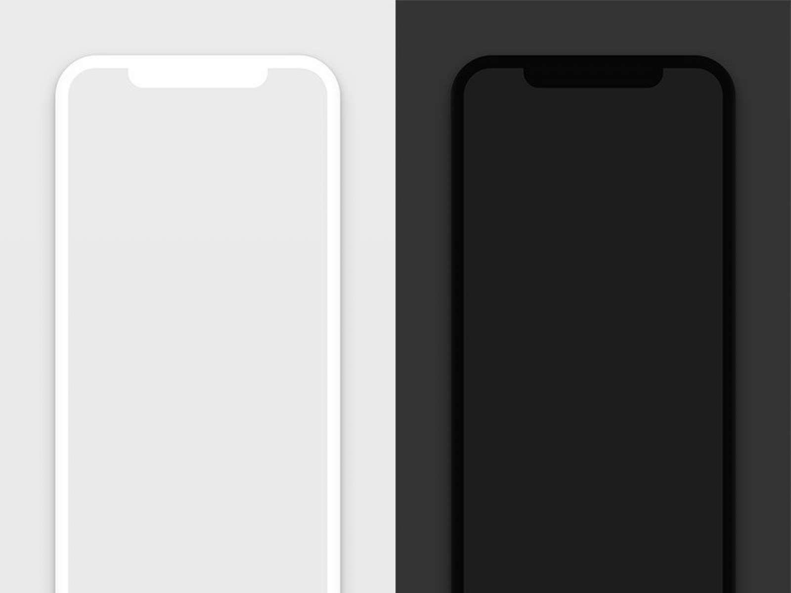 iPhone X Free Clay Mockup for Figma and Adobe XD