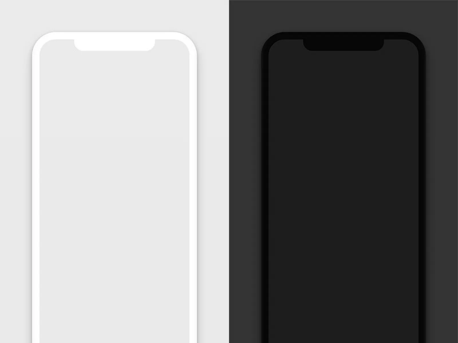 iPhone X Free Clay Mockup for Figma and Adobe XD
