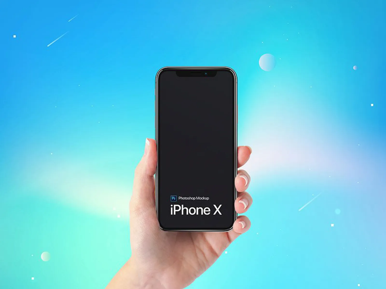 iPhone X Free Hand Mockup for Figma and Adobe XD