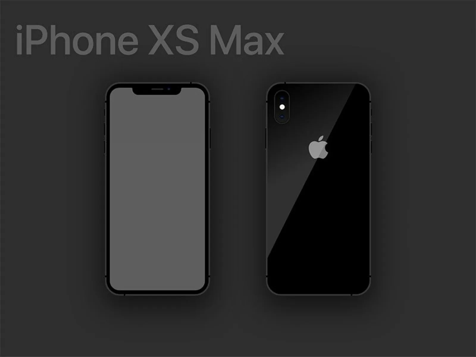 iPhone XR, XS Max Mockups for Figma and Adobe XD No 1