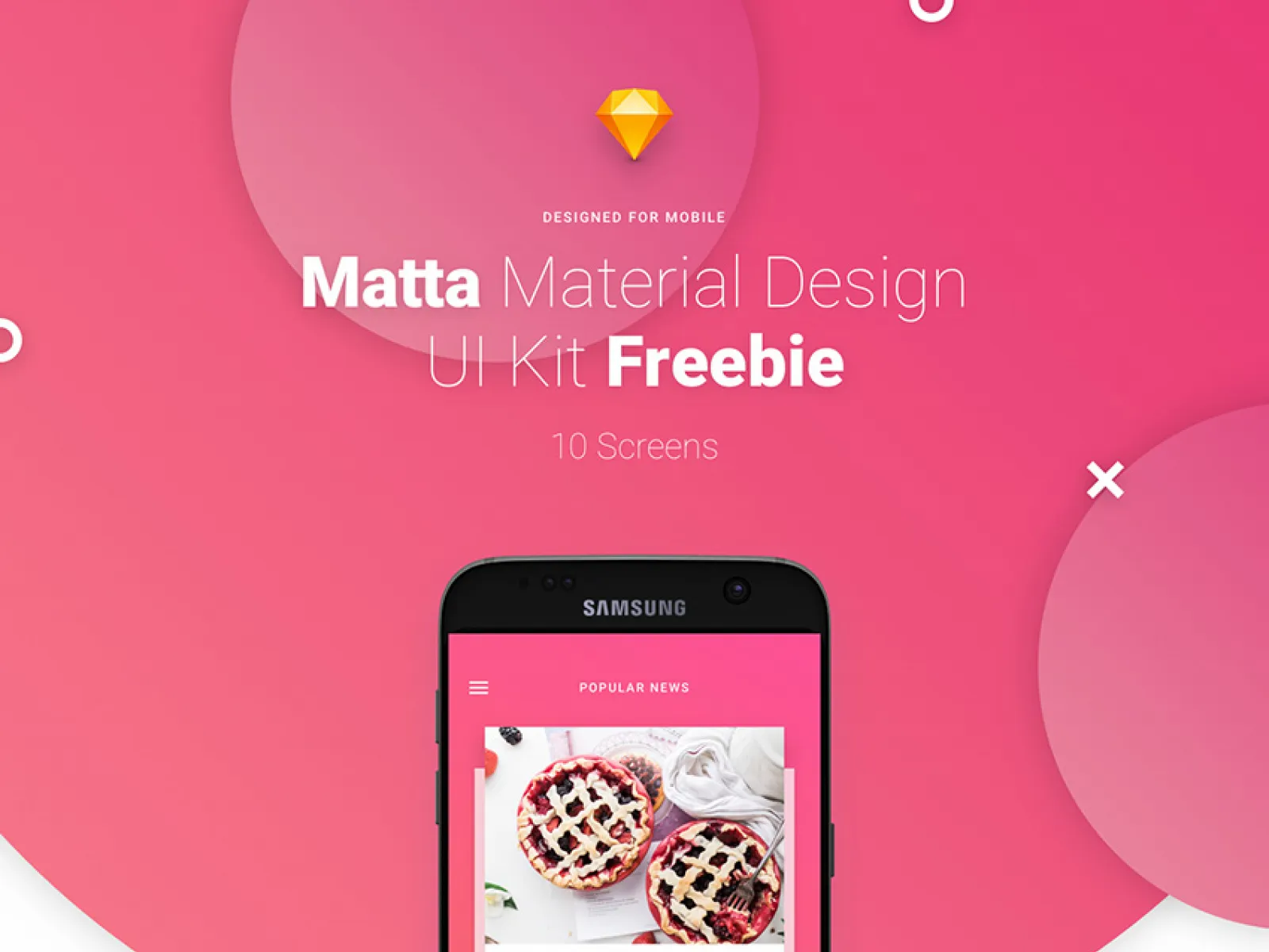Matta Free App Design UI Kit for Figma and Adobe XD No 1