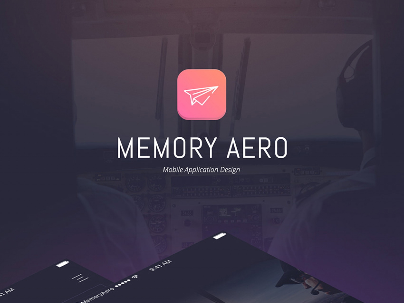 Memory Aero App Design for Figma and Adobe XD No 1