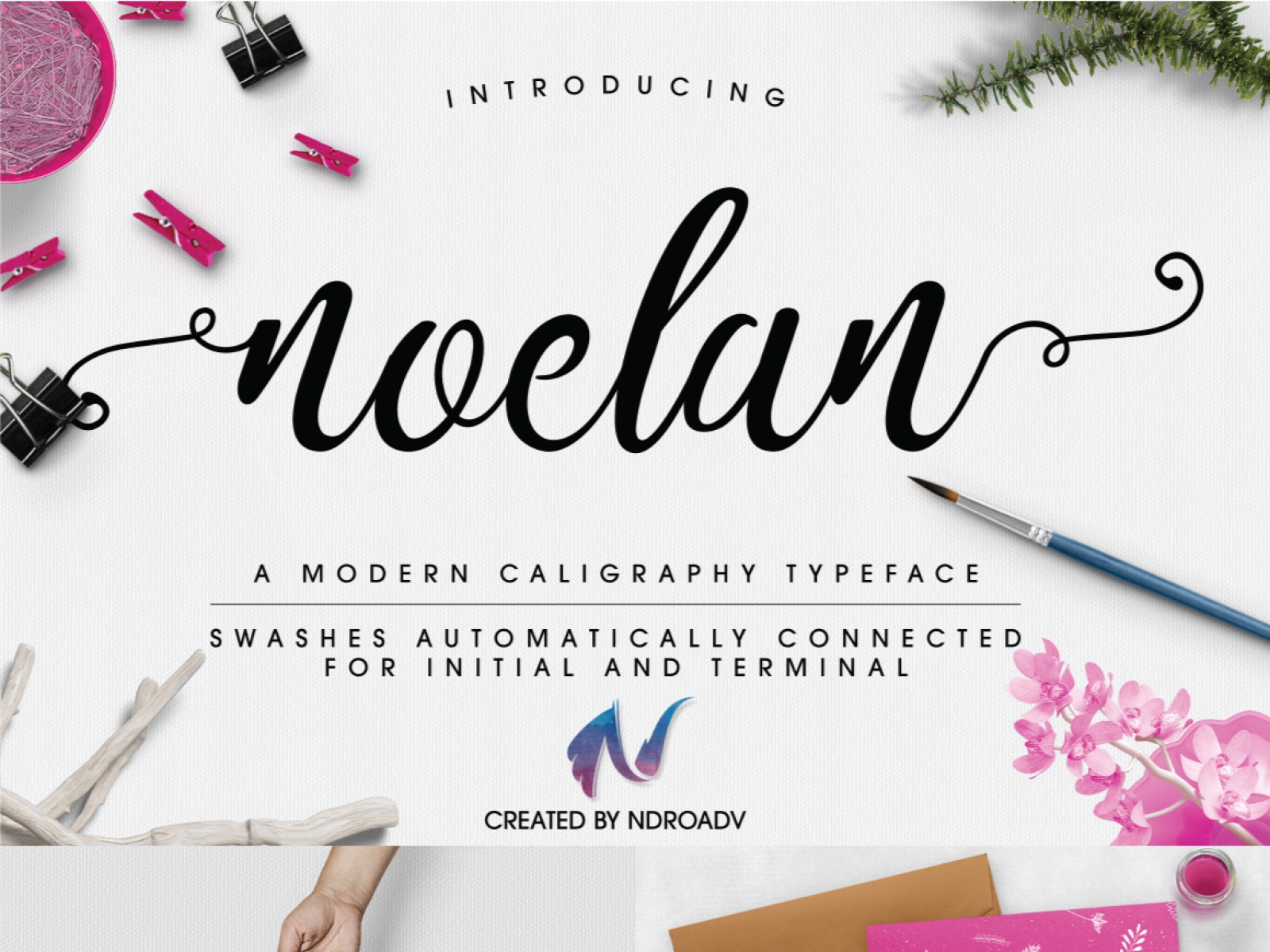 Noelan Modern Free Font for Figma and Adobe XD No 1