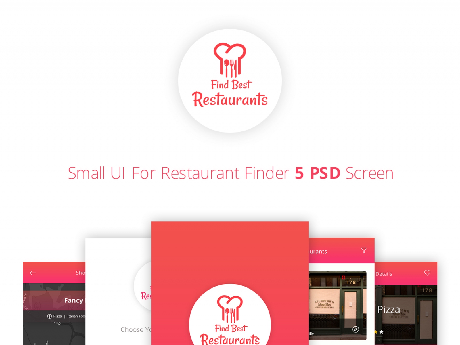 Restaurant Finder UI Kit for Figma and Adobe XD No 1