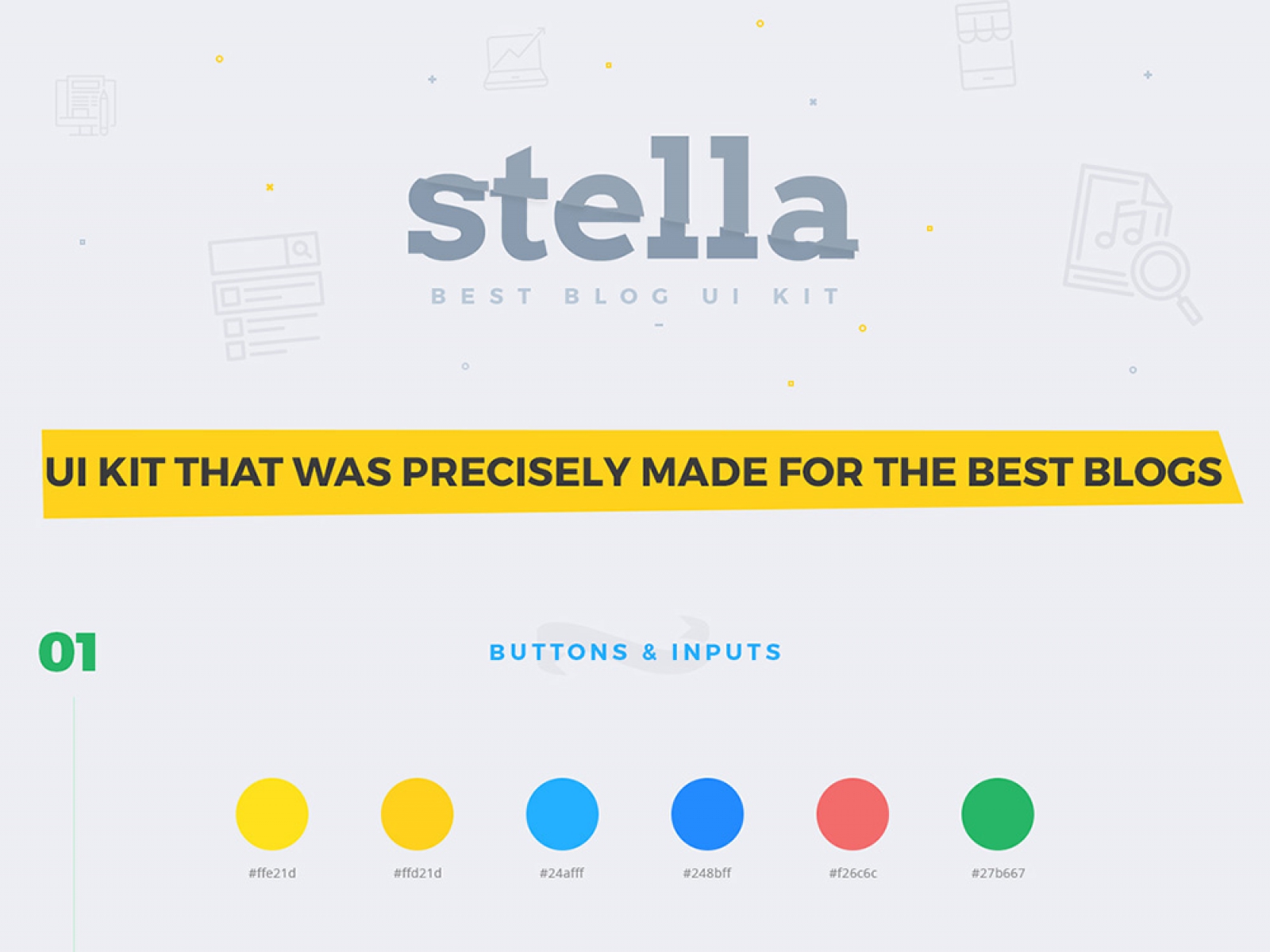 Stella Best Blog Free UI Kit for Figma and Adobe XD No 1
