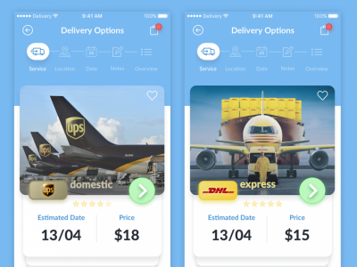 Delivery App Design UI Kit