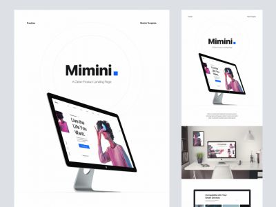 Mimini Free Landing Page