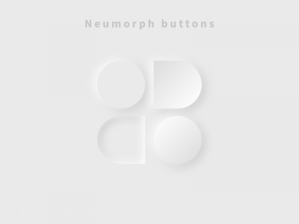 Neumorph Buttons