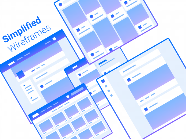 Simplified Wireframes