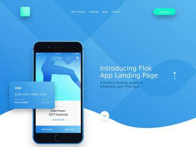 Flok App Landing Page