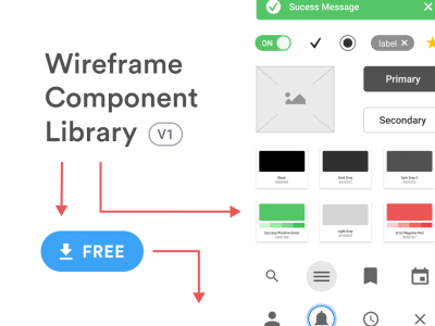 Wireframe Component Library