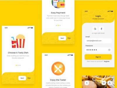 FREE Food Delivery UI Kit
