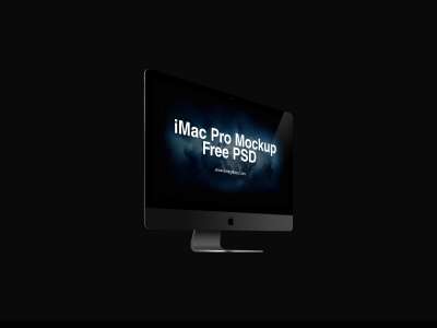 iMac Pro Free Vector Mockup