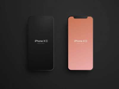 iPhone 8, X and XS Matte Mockup