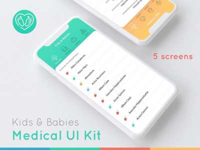 Medical Tabs UI Kit