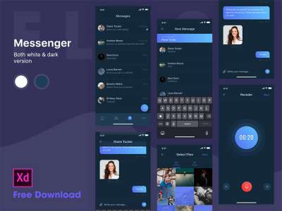 Messenger Chat App Design