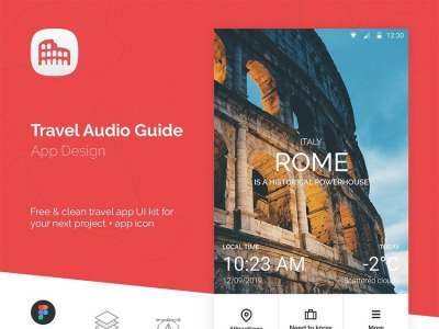 Travel Guide App Design