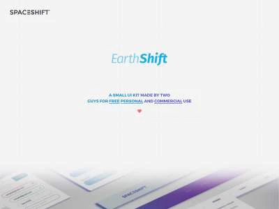 100+ EarthShift Free UI Kit  - Free template