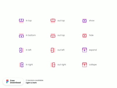 12 Userflow Icons for Figma  - Free template