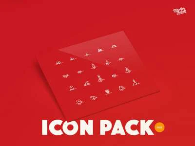 Action Holidays Icon Pack  - Free template