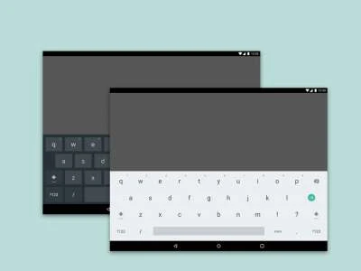 Android Tablet Keyboard  - Free template
