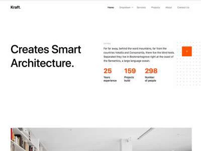 Architect HTML Template  - Free template