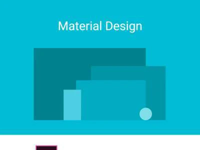 Basic Material Design UI Kit  - Free template