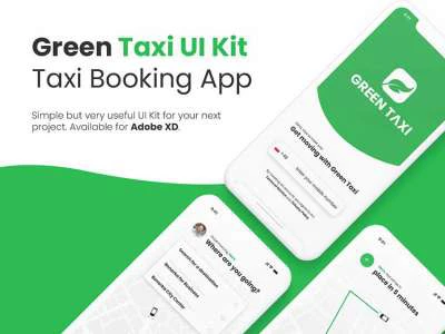 Car Booking App  - Free template