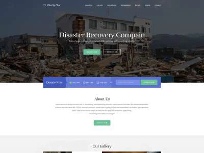 Charity Free Web Template  - Free template