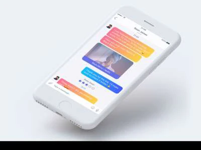 Chat Message UI Kit  - Free template