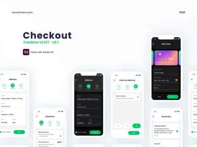 Checkout Mobile UI  - Free template