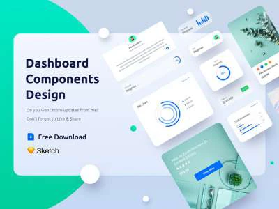 Dashboard Component UI  - Free template