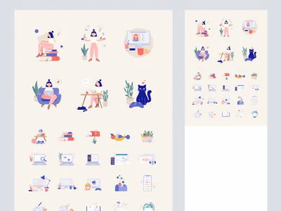 25+ Free Remote Work Illustrations  - Free template