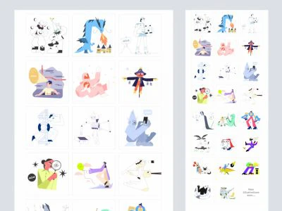 404 Illustrations for Figma & Sketch  - Free template