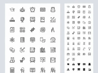 53 Education Free Icons  - Free template