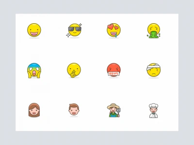 780+ Streamline Emoji  - Free template
