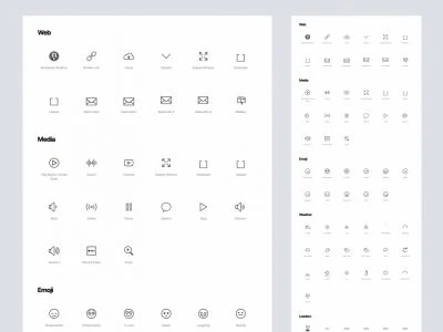 Animated Icons - 200 Free Icons  - Free template
