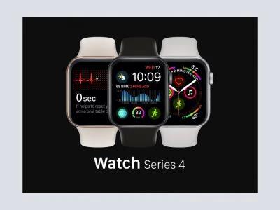 Apple Watch Series 4 Mockups  - Free template