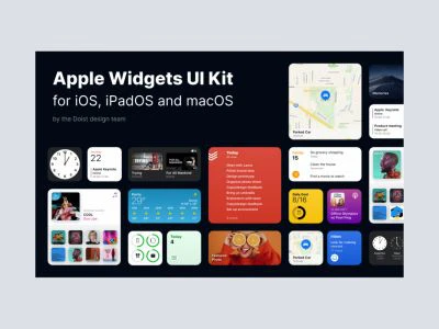 Apple Widgets UI Kit for Figma  - Free template